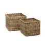 Decorative objects - AF435 - Square basket set/2 - CHARLOTTE HELSEN (MAISON PÉDERREY)