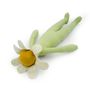 Floral decoration - CAMILLE CHAMOMILE - FLOWER DOLL MEDIUM 100% ORGANIC COTTON - MYUM - THE VEGGY TOYS