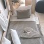 Linge de lit - Couvre-lit matelassé en velours pour enfants avec capuche - BEKUME