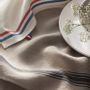 Torchons textile - Tricolore Blanc / Torchon lin - COUCKE