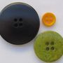 Apparel - Round corozo buttons. Vegetal Ivory or Tagua - TIERRATAGUA & CREATIERRA