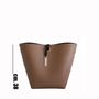 Design objects - Set of Leather basket in recycle leather - DAMPAÌ