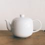Tea and coffee accessories - White Porcelain Teapot 520 ml / 840 ml - TG