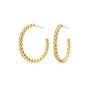 Jewelry - Cultured Pearl Twisted Hoop Earrings - JOUR DE MISTRAL