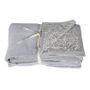Bed linens - Boutis Velourama - Shadow Grey 170 x 250 cm - CONSTELLE HOME