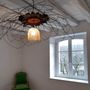 Hanging lights - Light suspension in twisted metal and copper - LA LANGUOCHAT