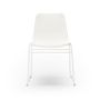 Chaises pour collectivités - C607 chaise blanc/blanc* extérieur| chaises - FEELGOOD DESIGNS