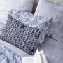 Fabric cushions - Palmeraie Printed Linen Cushion Cover 50 x 70 cm - CONSTELLE HOME