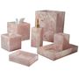 Autres fournitures bureau  - Boîte à mouchoirs de quartz Taj rose - MIKE + ALLY