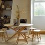 Chairs - Oak Osso stool - ETHNICRAFT