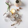 Floral decoration - Rose Botanica Gold Travel Candle - BROOKLYN CANDLE STUDIO