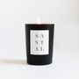 Floral decoration - Santal Noir Candle - BROOKLYN CANDLE STUDIO
