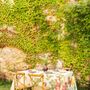Kitchen linens - "Garden Eden" Linen Tablecloth - THE NAPKING  BY BELLAVIA HOME