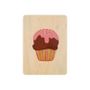 Carterie - Set cartes anniversaires Cupcakes - WOODHI