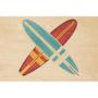 Carterie - Carte postale en bois Surf - WOODHI