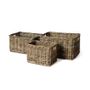 Decorative objects - Cupboard basket rect. s/3 - SEMPRE LIFE