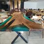 Dining Tables -  emerald  green feast table - DESIGNTRADE