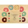 Card shop - Set of birthday cards "Donuts" - WOODHI