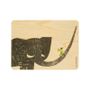 Card shop - Woodhikids card "Boy on elephant" - WOODHI