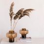 Verre d'art - Vase en verre brun Hope CR70147 - ANDREA HOUSE