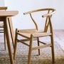 Chairs - Salma chair, elm wood and paper rope MU70002 - ANDREA HOUSE