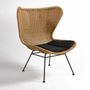 Lounge chairs for hospitalities & contracts - ARMCHAIR ENZO - CRISAL DECORACIÓN