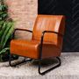 Armchairs - Visitor Leather Armchair - MISTER WILS