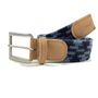 Leather goods - Blue black braided belt - VERTICAL L ACCESSOIRE