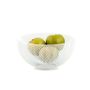 Kitchen utensils - White metal fruit basket MS70025 - ANDREA HOUSE