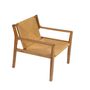 Chairs for hospitalities & contracts - Catalina armchair, oak wood and paper rope MU70185  - ANDREA HOUSE