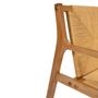 Chairs for hospitalities & contracts - Catalina armchair, oak wood and paper rope MU70185  - ANDREA HOUSE