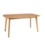 Dining Tables - Oak wood dining table 150x90x75 cm MU70191  - ANDREA HOUSE