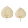 Decorative objects - River Leaf Fan Wall Decor AX70227  - ANDREA HOUSE