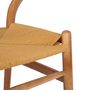 Chaises - Chaise Salma, bois d'orme et corde de papier MU70002 - ANDREA HOUSE