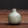 Vases - Small ceramic vase green-de-grey - CHEHOMA