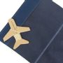 Travel accessories - Stitch Passport Cover Navy - CHASING THREADS