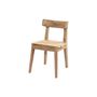 Chairs - Maria dining chair natural teak outdoor - SEMPRE LIFE