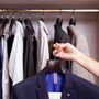 Homewear - Cintres de luxe pour costume et chemise – coloris noyer mat - MON CINTRE