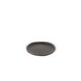 Formal plates - Bob plate soft curved Ø18 x h1,5 black - SEMPRE LIFE