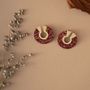 Jewelry - earrings - studs n.2 OKINAWA - PEAU DE FLEUR