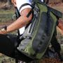 Travel accessories - Backpack Upcycled Made of Army Tents and Tyres - IWAS PRODUCTS