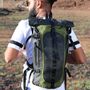 Travel accessories - Backpack Upcycled Made of Army Tents and Tyres - IWAS PRODUCTS