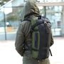 Travel accessories - Backpack Upcycled Made of Army Tents and Tyres - IWAS PRODUCTS