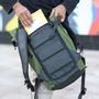 Travel accessories - Backpack Upcycled Made of Army Tents and Tyres - IWAS PRODUCTS