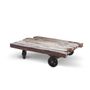 Coffee tables - Mendoza coffee table wheels railway - SEMPRE LIFE