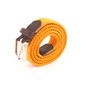 Leather goods - Orange women's braided belt - VERTICAL L ACCESSOIRE