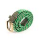 Leather goods - Green brown women's braided belt - VERTICAL L ACCESSOIRE