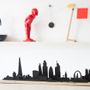 Sculptures, statuettes and miniatures - Shapes of London - 3D City Skyline silhouette - Movable Diorama - BEAMALEVICH