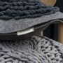 Fabric cushions - DECORATIVE CUSHION BRAID - MIKMAX BARCELONA