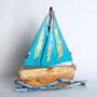 Decorative objects - En Plo| Boat from olive wood - PITEROS DIMITRIS